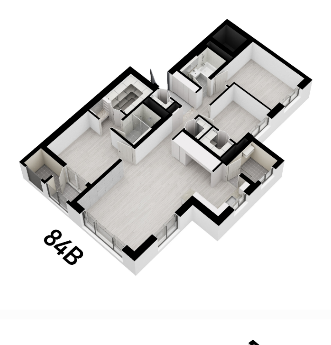 84㎡ B타입 아이소메트릭